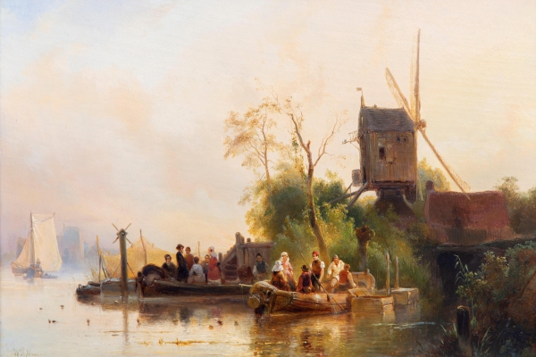 Expert's voice | Two dreamy paintings by the romantic Dutch painter Wijnand Nuijen at auction