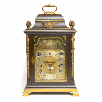 A Dutch mahogany bracket clock, by Franciscus van Ceulen, Utrecht