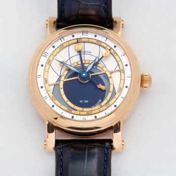 An 18k gold gentlemen's wristwatch, Christiaan van der Klaauw